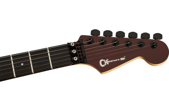 Charvel Pro-Mod Plus Dinky DK24 HH FR EB Crimson Eclipse image 6