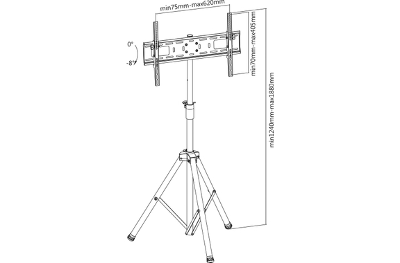 my wall HT10L TV Tripod Support image 6
