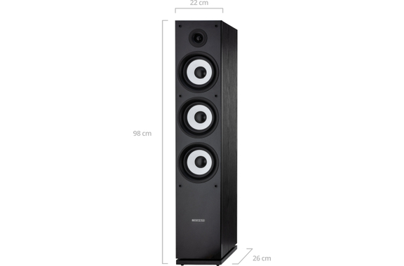 Bennett & Ross Ultrasphere HiFi Standlautsprecher Paar schwarz 2 x 100W RMS  - Retoure (Zustand: gut) image 6