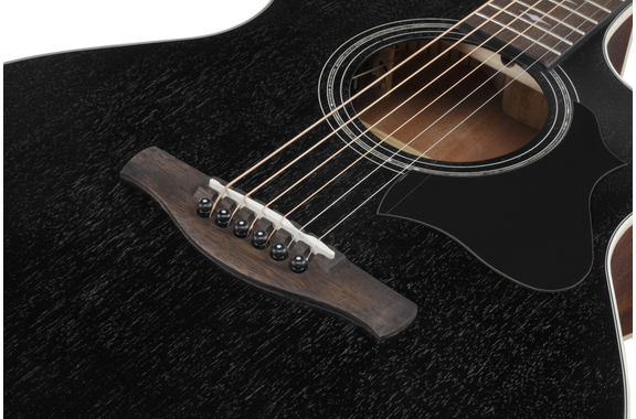 Ibanez AE140-WKH Weathered Black Open Pore image 6