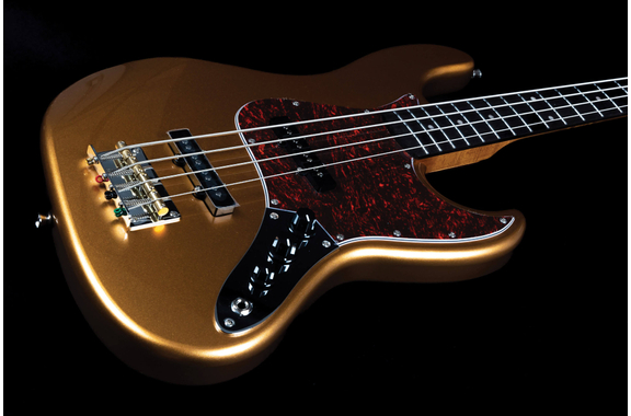 Jet Guitars JJB-300 GD R Bass Gold image 6