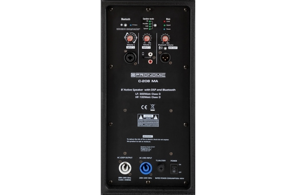 Pronomic C-208 MA 8" Aktivbox 400 Watt  - Retoure (Zustand: sehr gut) image 6