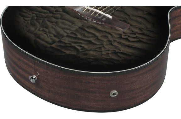 Ibanez AEWC16QA-TKH Westerngitarre Transparent Black Sunburst Gloss image 6