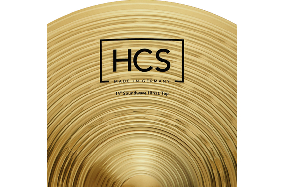 Meinl HCS14SWH HCS Soundwave HiHat 14" image 6