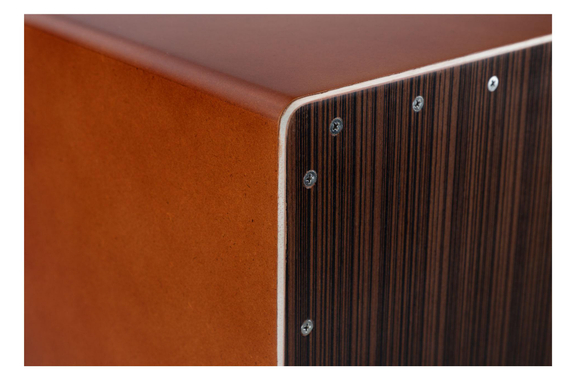 XDrum Cajon El Bajo Bass Port Cocoa Brown/Ebony Set incl. Escuela de Cajón y Funda image 6