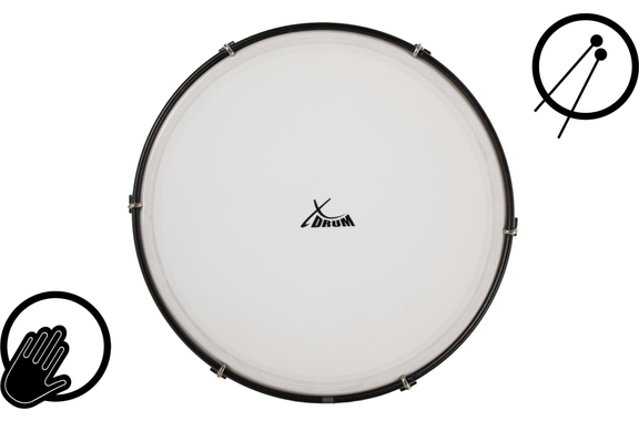 XDrum HTM-10K 10" Handtrommel met kunststofvel image 6