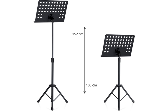 Pronomic OS-01P Orkeststandaard Perforatieplaat met Notenklemmen image 6