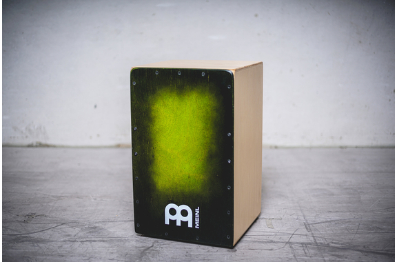 Meinl Percussion Snarecraft Series Snare Cajon 100 Édition Spéciale Green Burst image 6