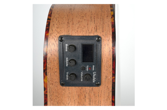 Cascha Premium Soprano Mahogany Ukulele Set with Pickup image 6