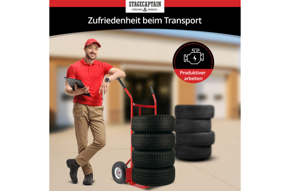 Stagecaptain Carryboy Hand Truck Red, max. 200 kg image 6