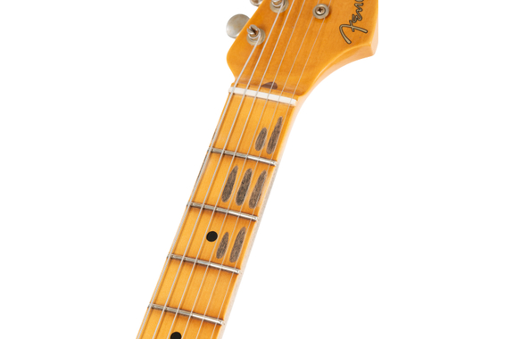 Fender Custom Shop Time Machine 1956 Stratocaster Journeyman Relic Aged Sherwood Green Metallic image 6