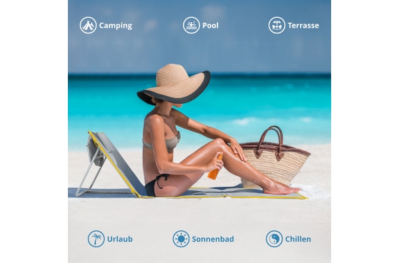 Stagecaptain BM-160 GY/YE Beachmat "Layla" image 6