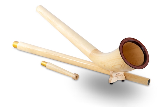 Lechgold Alphorn Natural Bb 275 cm 3-Piece image 6