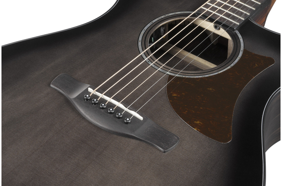 Ibanez AAM70CE-TBN Transparent Charcoal Burst image 6