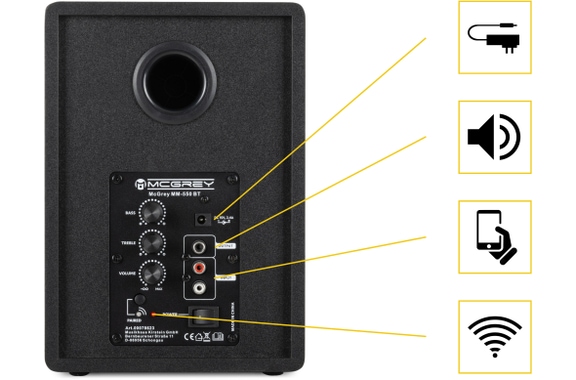 McGrey MM-550BT Ensemble d'enceintes actives multimédia image 6