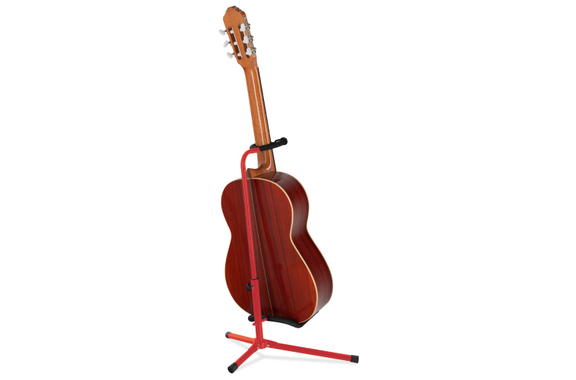 Classic Cantabile GS-30 RD Support Guitare (léger) Rouge Set de 3 image 6