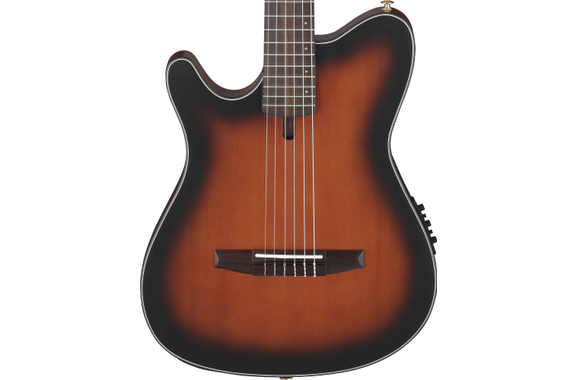 Ibanez FRH10NL-BSF Gitaar Brown Sunburst Flat image 6