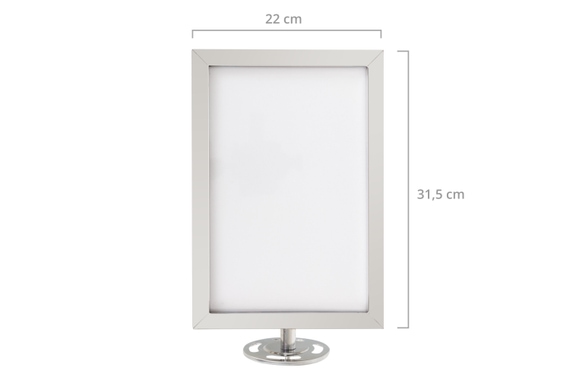 Stagecaptain PLS-150 Deluxe 2.1-150G Poste Barrera Sistema de Guía para Personas 1,5m oro Set con Soporte para Carteles image 6