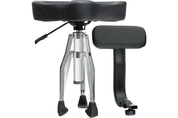XDrum BeatSeat Drumkruk Zadel Pneumatisch met Rugleuning image 6