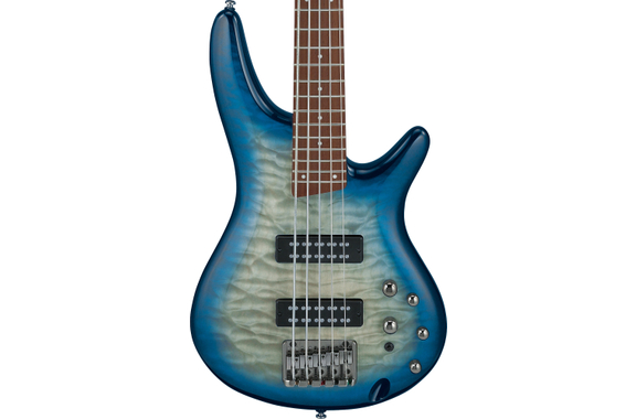 Ibanez SR405EQM-SCB Electric Bass Stained Cosmic Blue Starburst image 6