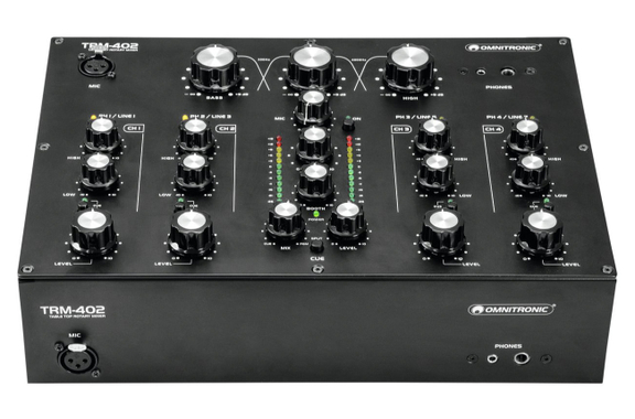 Omnitronic TRM-402 4-Kanaals Rotary-Mixer Set image 6