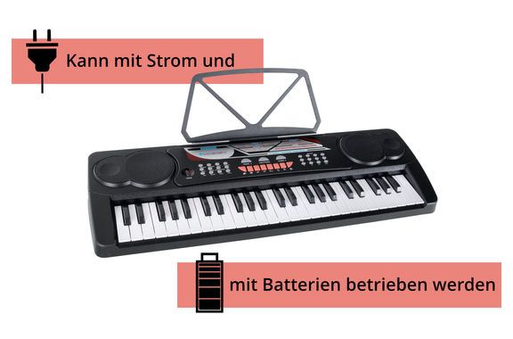 McGrey BK-4910BK Teclado con Micrófono y Set de Auriculares Infantiles image 6