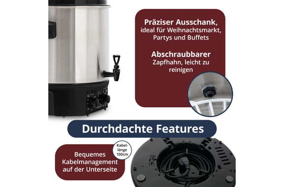 Stagecaptain GWK-27A Glühweinkoker image 6
