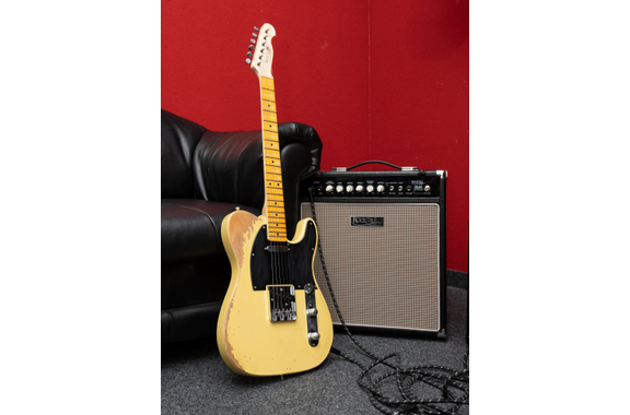 Rocktile Vinstage TL-HMBB Guitarra Eléctrica Vintage Blonde image 6