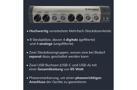 Oehlbach Powersocket 907 MKII Mehrfach-Steckdose image 6