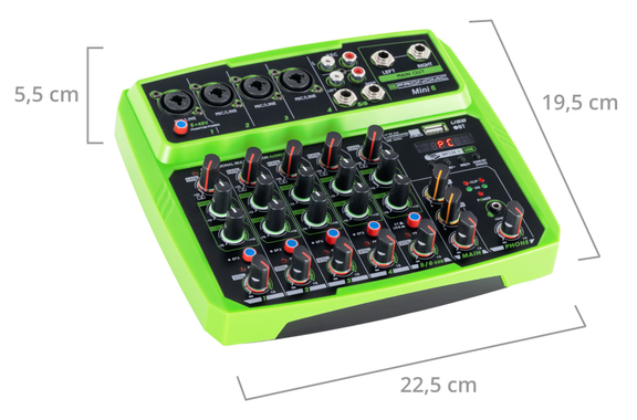 Pronomic Mini6 6-Kanal USB-Mischpult  - Retoure (Zustand: sehr gut) image 6