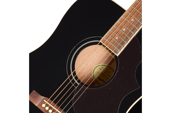 Epiphone Hummingbird Tribute Ebony image 6