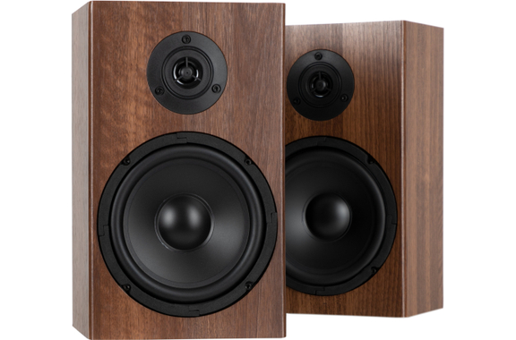 McGrey BSS-265 BR Enceintes Bibliothèque HiFi 6,5" Paire Marron 2x 40W RMS image 6