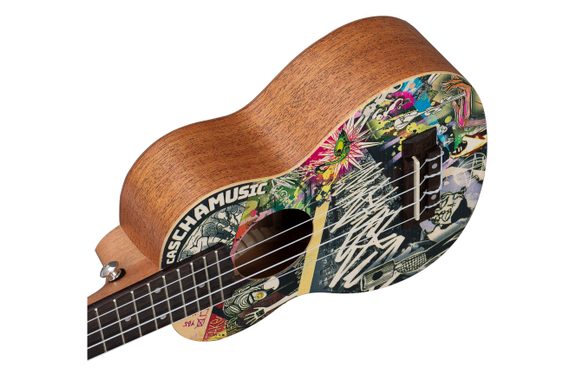 Cascha HH 2600 Sopraan Ukulele Art Series Urban Set image 6