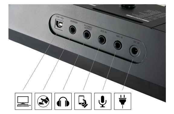 Classic Cantabile CPK-203 Keyboard  - Retoure (Zustand: sehr gut) image 6