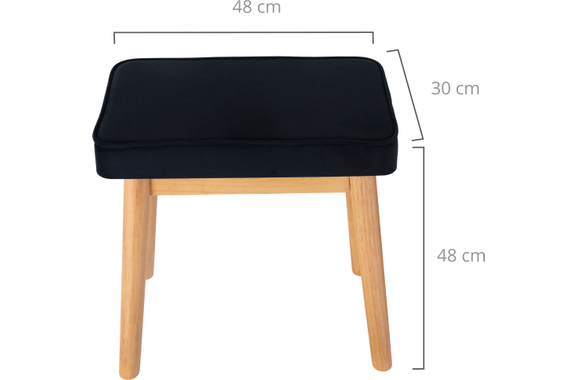 Classic Cantabile Banc De Piano Design Velours Cerisier image 6