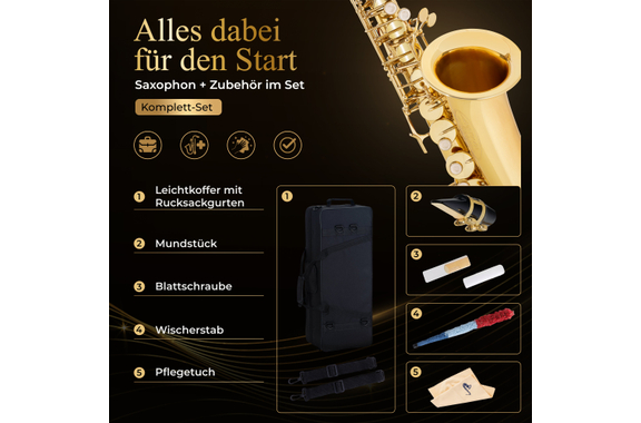 Classic Cantabile Youngstar AS-420 Children’s Alto Saxophone image 6