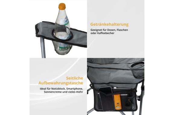 Stagecaptain CSF-600 MKII Nick Campingsessel mit Fußstütze  - Retoure (Zustand: sehr gut) image 6
