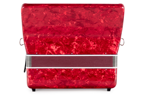 Classic Cantabile 72 Bass Akkordeon "Secondo V" Rot  - Retoure (Zustand: sehr gut) image 6