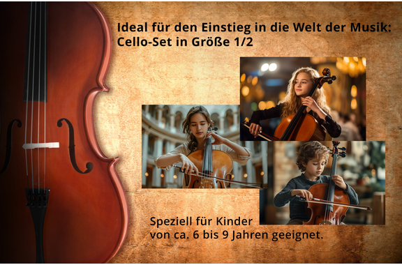 Classic Cantabile CP-100 1/2 Cello Set image 6