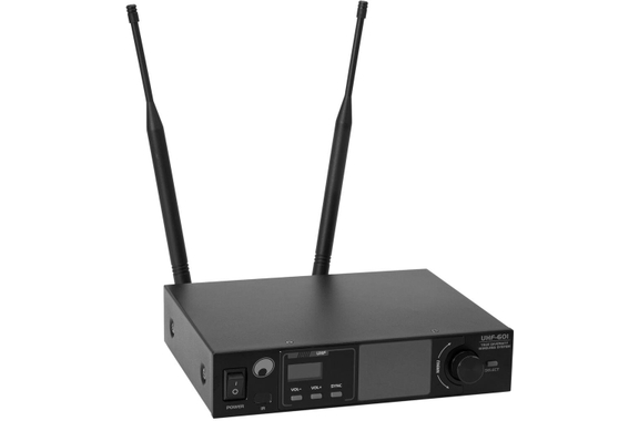 Omnitronic UHF-601 1-Kanal-Funkmikrofon-System 823-832/863-865 MHz image 6