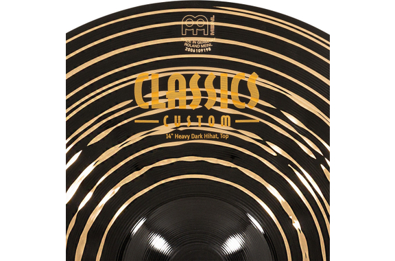 Meinl Classics Custom Dark Heavy 14" Hi-Hat image 6