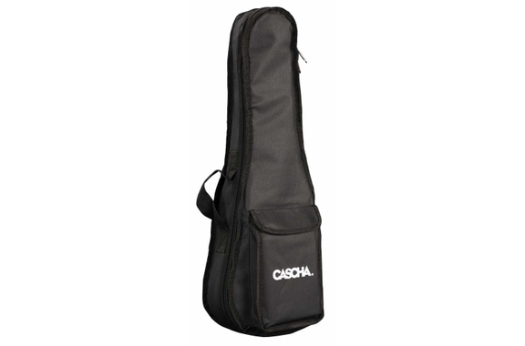 Cascha Premium Mahogany Concert Left-Handed Ukulele Set Black image 6