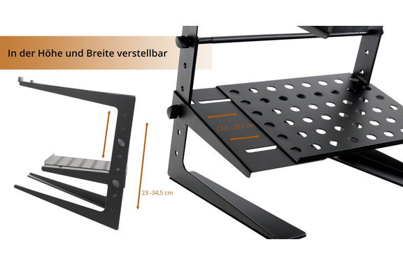 Pronomic LS-200 Soporte Deluxe para Portátil image 6
