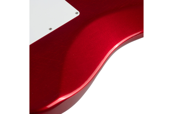 Fender Édition Limitée Roasted '65 Strat DLX Closet Classic Aged Candy Apple Red image 6