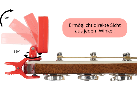 Classic Cantabile T-26 EASY Clip-Tuner Stimmgerät image 6