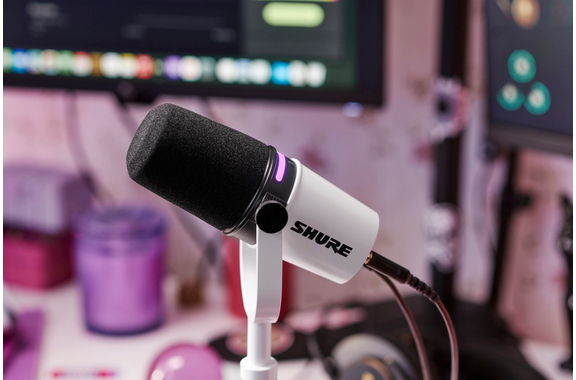 Shure MV7+ Bianco image 6
