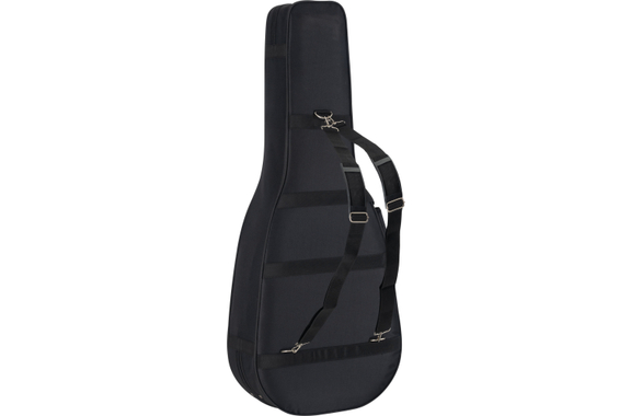 Classic Cantabile WS-10BK-LH Western Guitar Black Left-Hand Model Softcase Set image 6