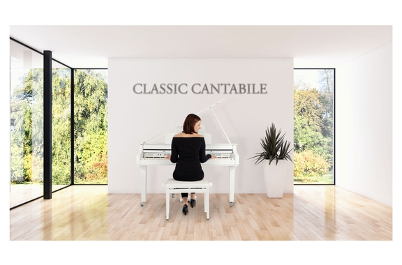 Classic Cantabile GP-A 810 Digitale Vleugel wit Hoogglans image 6