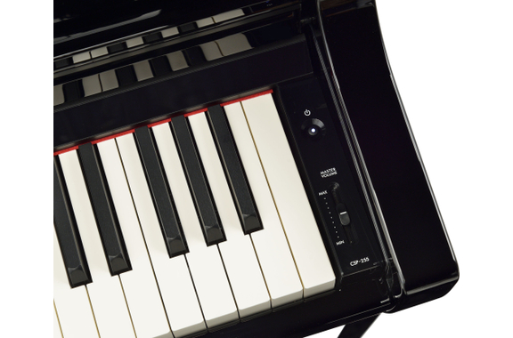 Yamaha CSP 255 PE Digitale Piano zwart hoogglans image 6