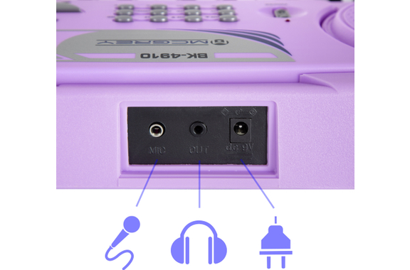 McGrey BK-4910VT Clavier 49 Touches Avec Pupitre Violet image 6